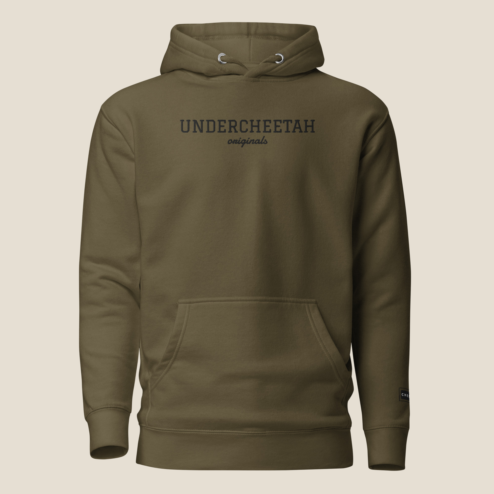 GREEN  HOODIE  UNDERCHEETAH ORIGINALS