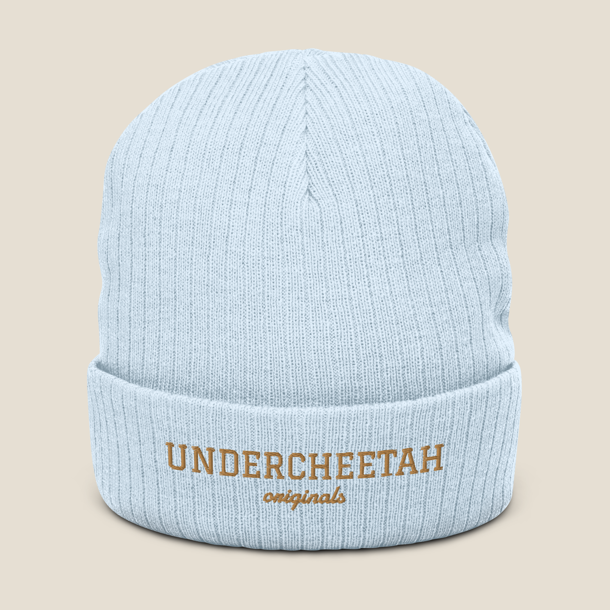 Gorro orgánico Baby Blue UnderCheetah Originals