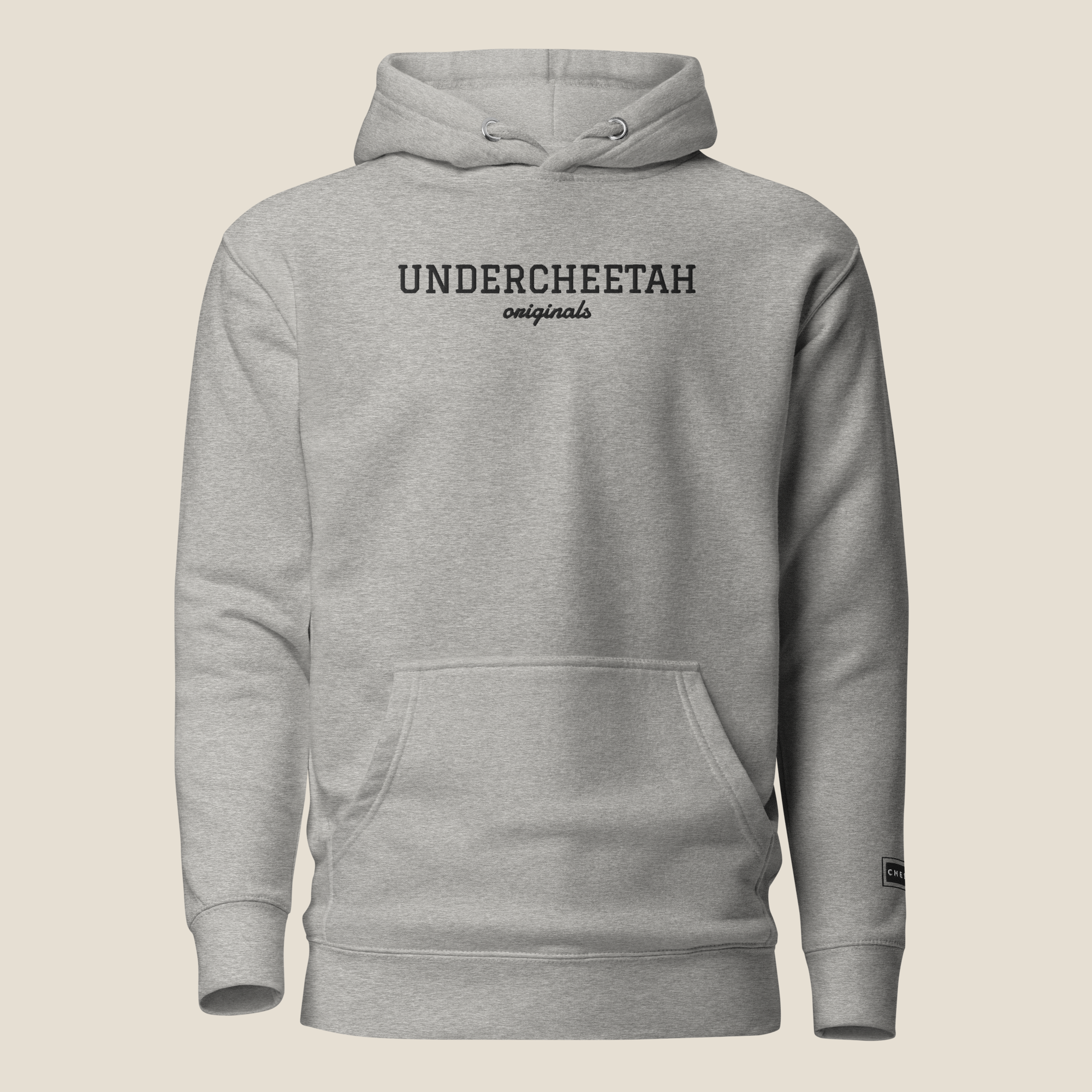 CARBON GREY HOODIE UNDERCHEETAH ORIGINALS