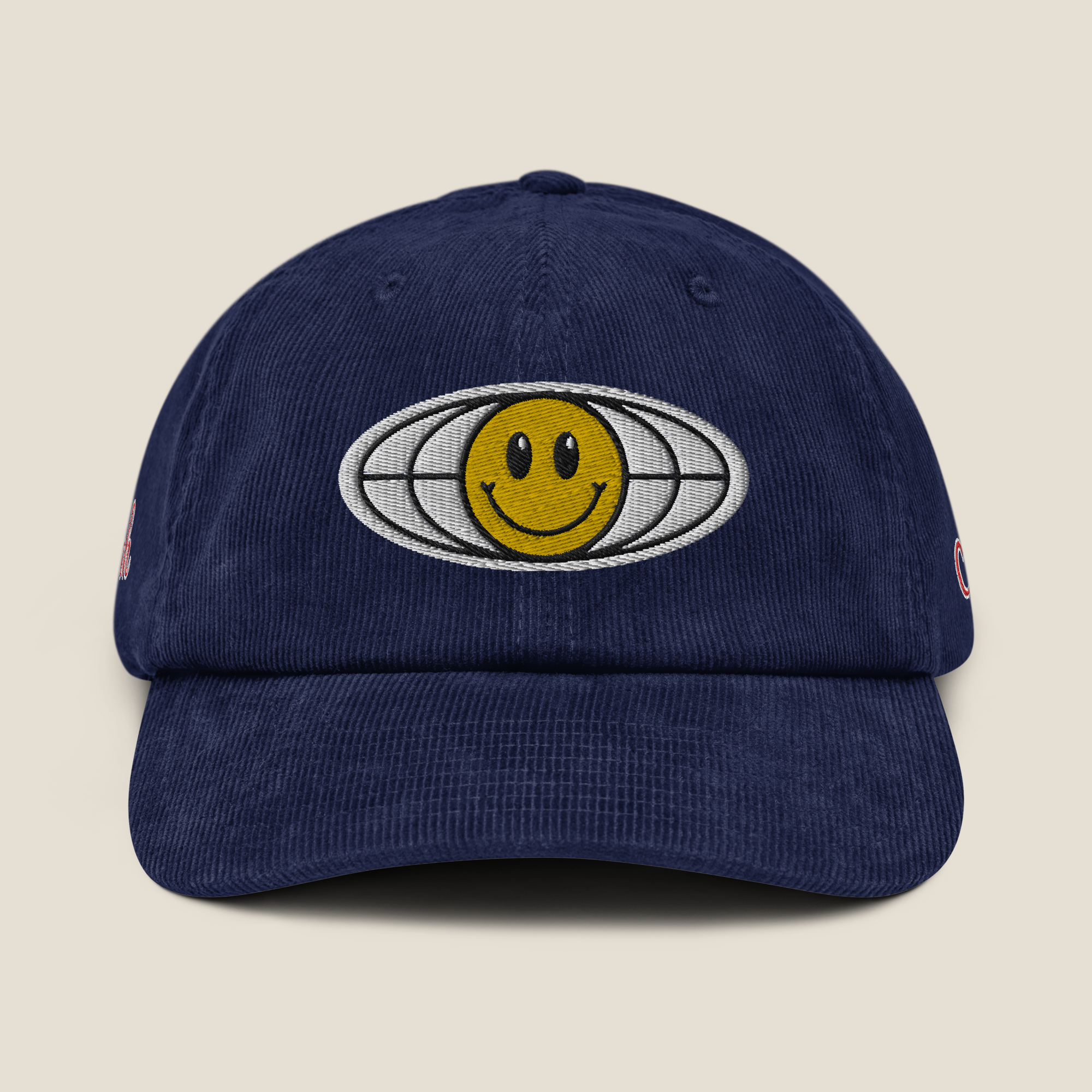 Gorra de pana Smile