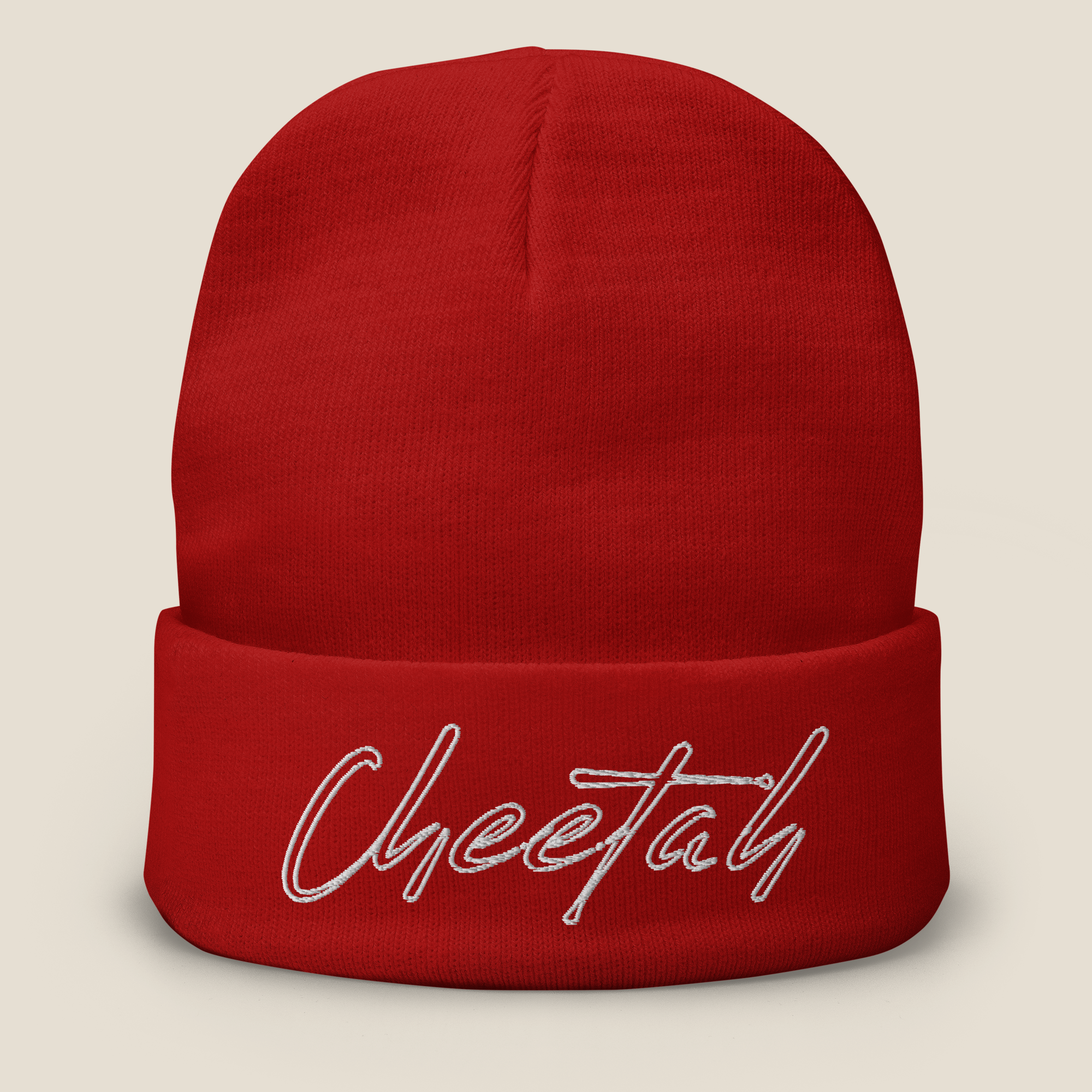 Gorro bordado Cheetah